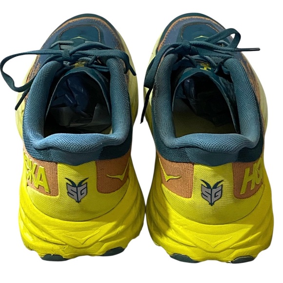 Hoka One One Mens Speedgoat 5 Trail Running Size 10D Blue Coral Vibram main image 10